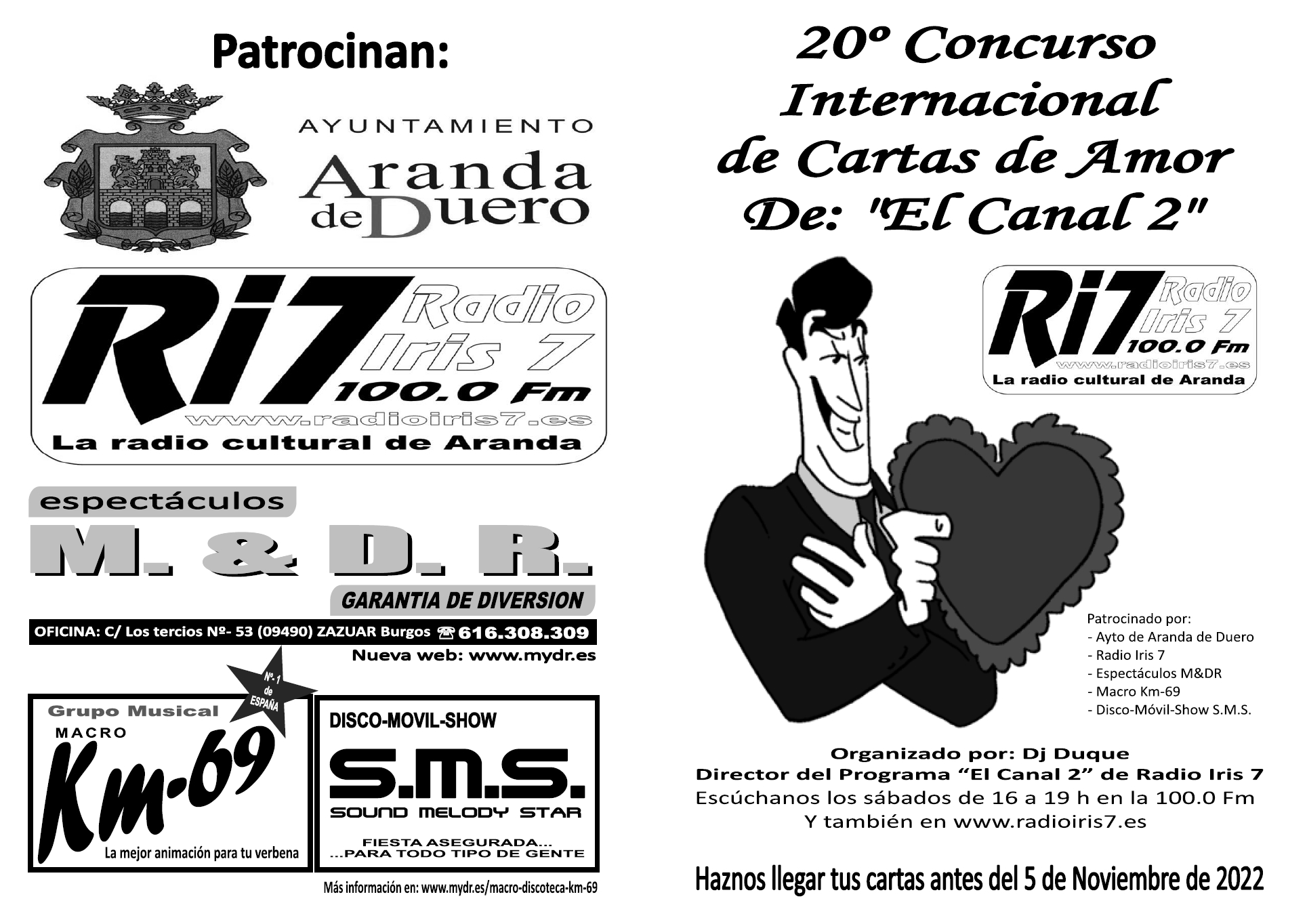 20º Concurso Internacional De Cartas De Amor Del Programa El Canal 2 2022 9613