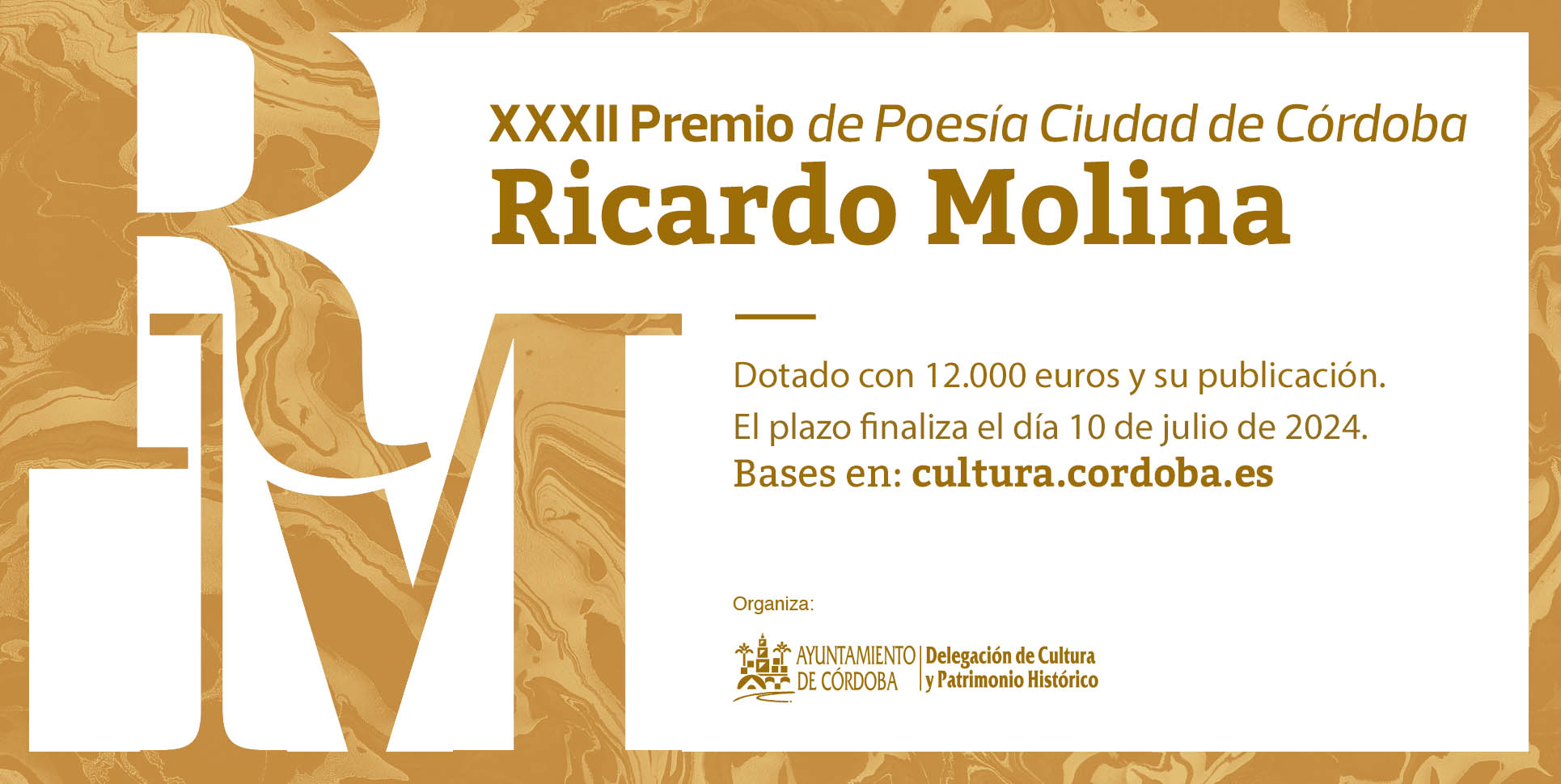 XXXII Premio de Poesía Ciudad de Córdoba «Ricardo Molina»